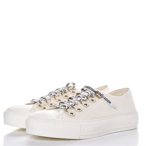 white dior sneakers womens|christian dior canvas sneakers.